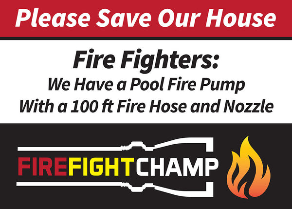 Fire Fight Champ Jr. -Electric Pool Pump System